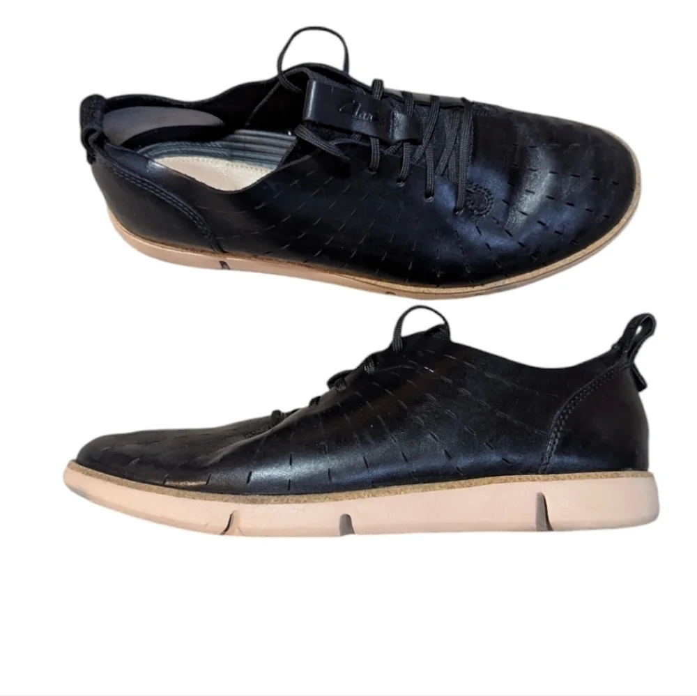 Clarks Tri Etch Sneaker size 8 Comfy Business Casual - Picture 3 of 6